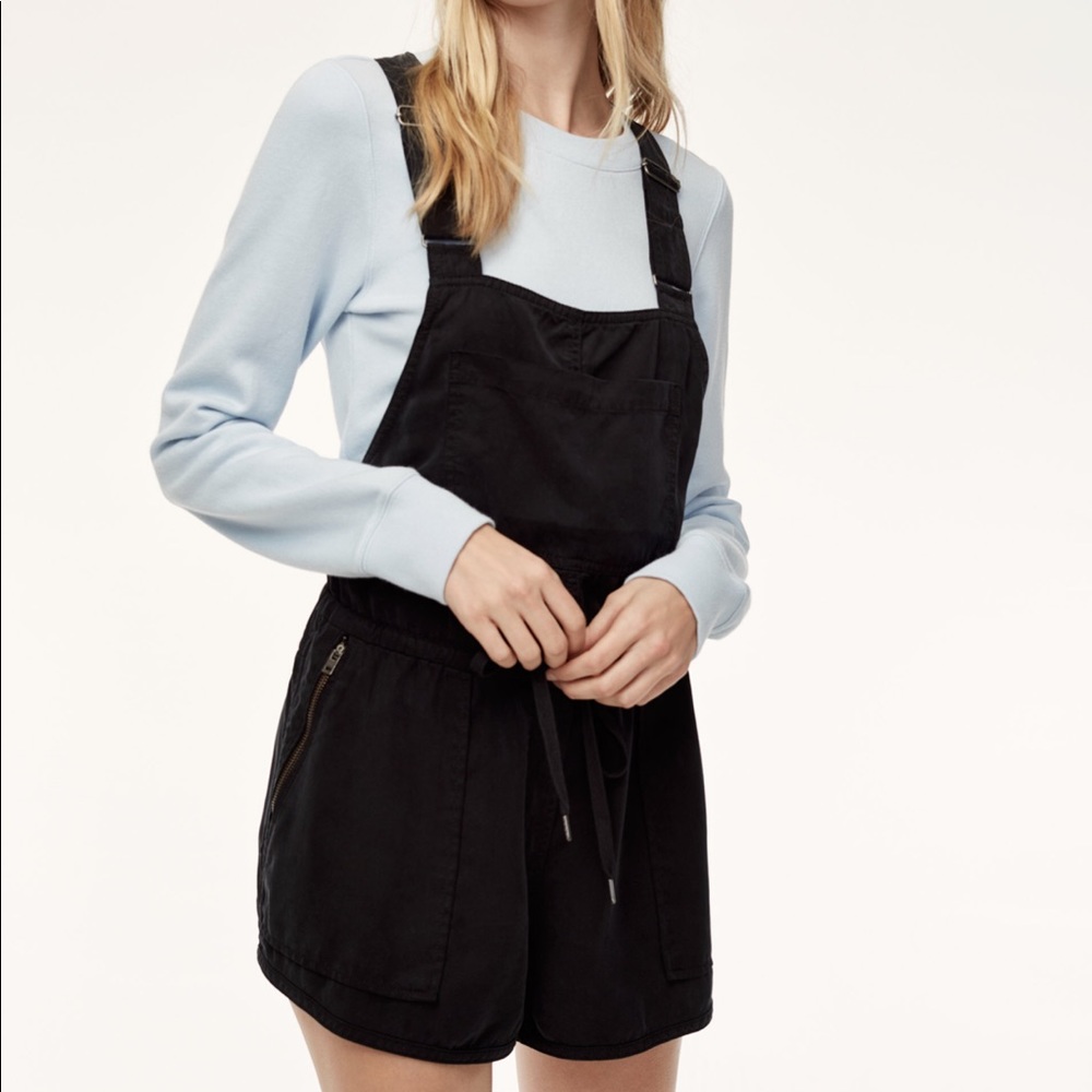 Wilfred Free Artizia Beatriz Overall Romper Black